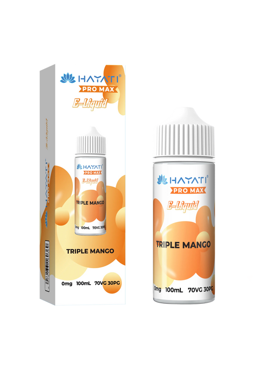 TRIPLE MANGO HAYATI PRO MAX E-LIQUID 100ML NO NICOTINE