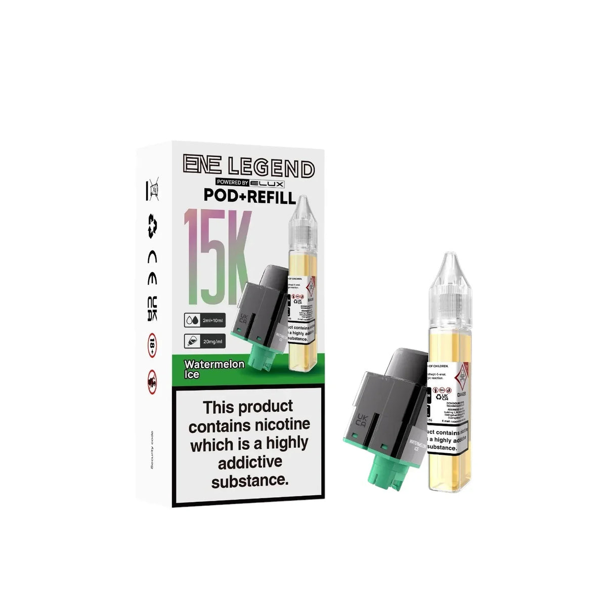 Elux ENE Legend 15K Prefilled Pods
