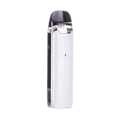 Vaporesso Luxe Q Pod Kit in White – sleek and pocket-friendly vape device featuring a built-in 1000mAh battery, draw-activated firing, and SSS leak-resistant pods for a smooth and mess-free vaping experience.