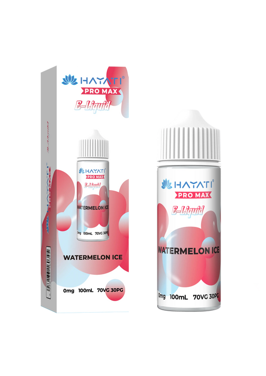 WATERMELON ICE HAYATI PRO MAX E-LIQUID 100ML NO NICOTINE