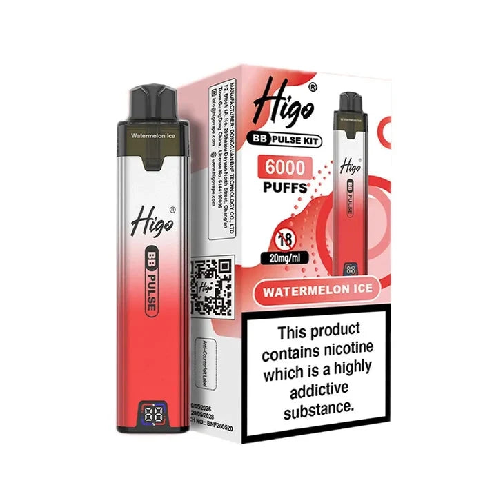 Higo BB Pulse 6000 Puffs Prefilled Pod Kit
