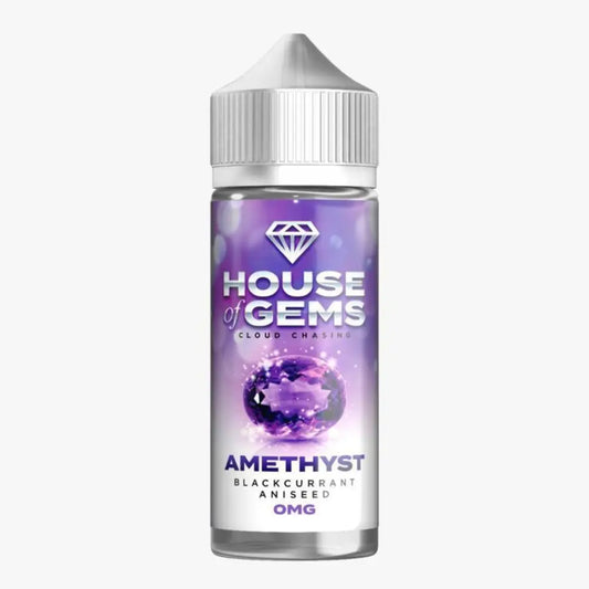 GEMSTONE HOUSE OF GEMS E-Liquid Vape Juice - 100ML 0mg Nicotine - All Flavors