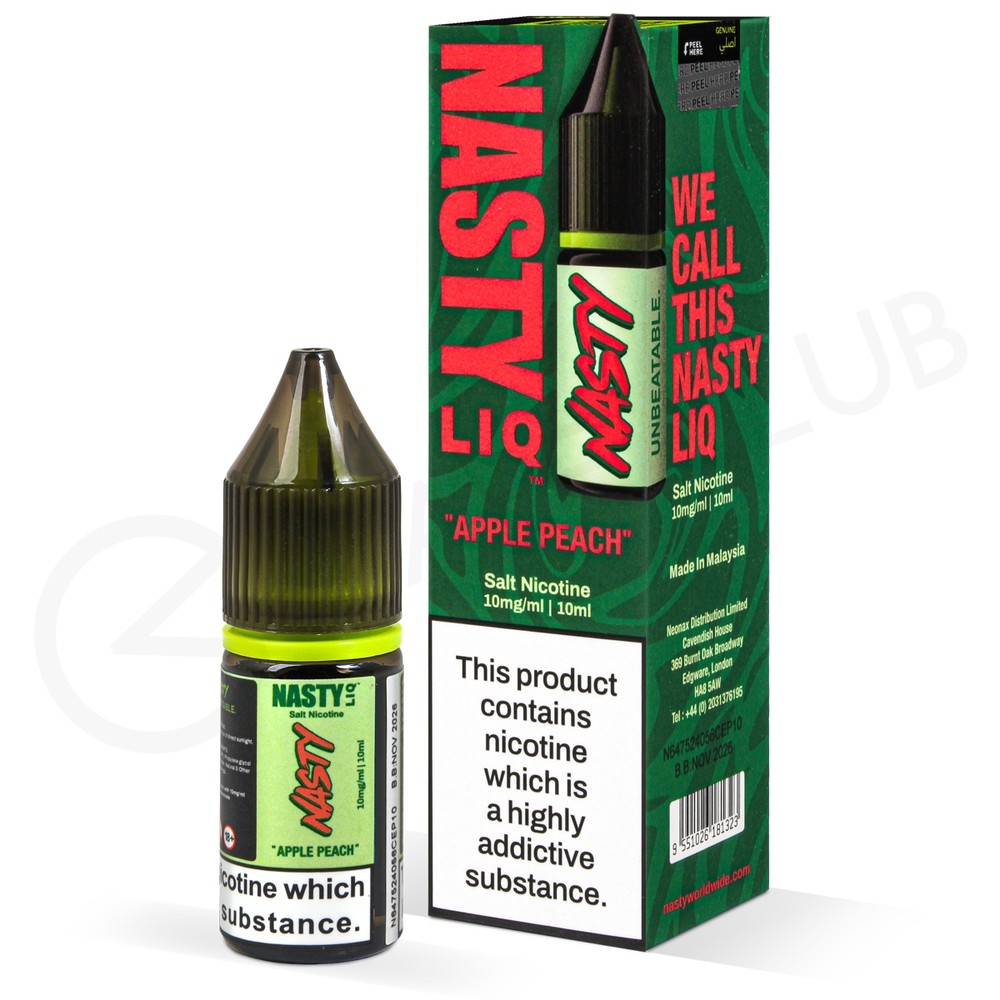 Nasty Liq Apple Peach Nic Salt Vape Juice