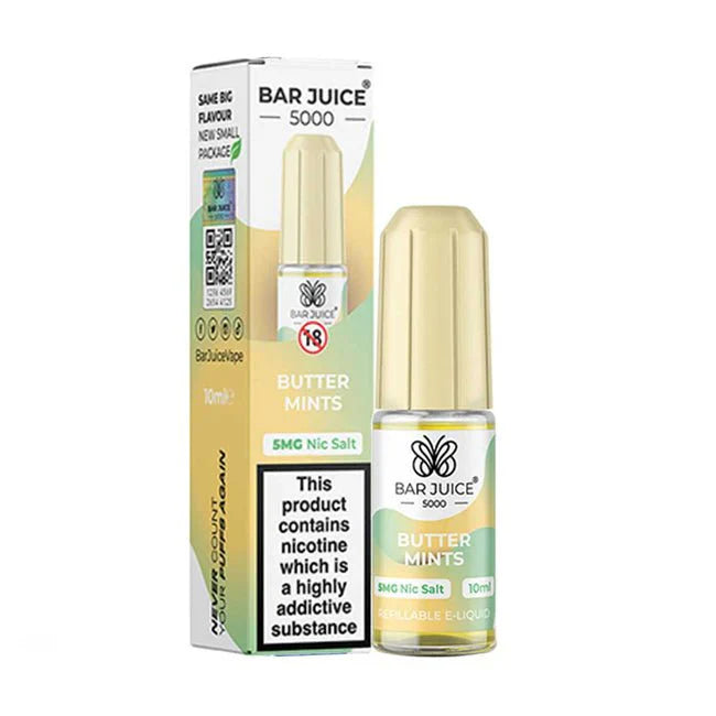 Bar Juice 5000 Butter Mints Nic Salt Vape juice 10ml