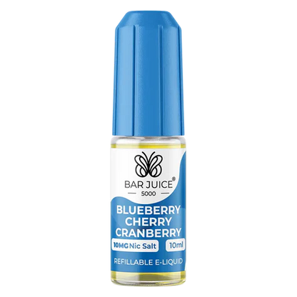 Bar Juice 5000 Blueberry Cherry Cranberry Nic Salt Vape juice 10ml