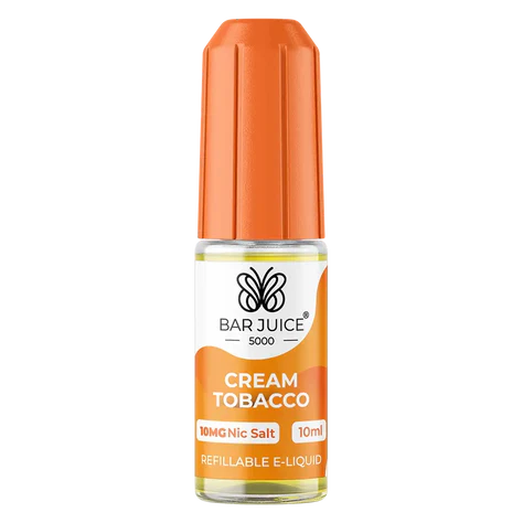 Bar Juice 5000 Cream Tobacco Nic Salt Vape juice 10ml