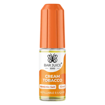 Bar Juice 5000 Cream Tobacco Nic Salt Vape juice 10ml