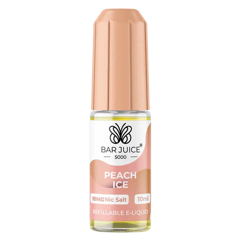 Peach Ice Nic Salt E-Liquid by Bar Juice 5000