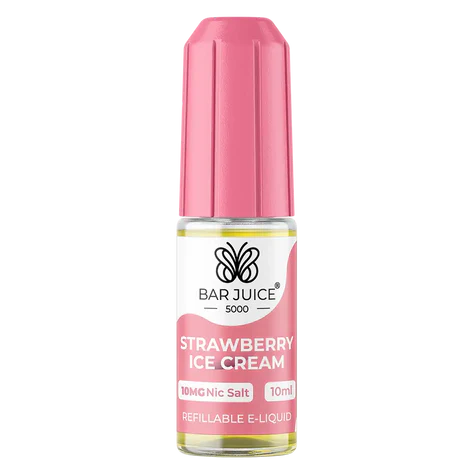 Bar Juice 5000 Strawberry Ice Cream Nic Salt Vape juice 10ml