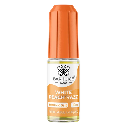 Bar Juice 5000 White Peach Razz Nic Salt Vape juice 10ml