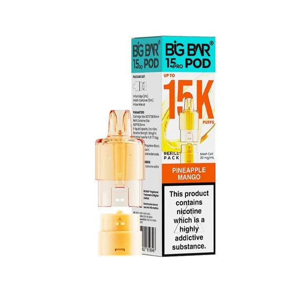Big Bar 15K Pro Prefilled Pods