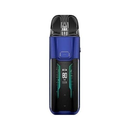 Vaporesso Luxe XR Max Pod Kit in Blue – high-performance pod system with a 2800mAh built-in battery, COREX heating tech, and adjustable wattage for powerful DTL and MTL vaping.