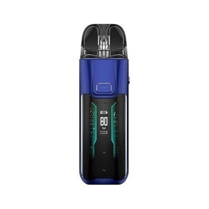 Vaporesso Luxe XR Max Pod Kit in Blue – high-performance pod system with a 2800mAh built-in battery, COREX heating tech, and adjustable wattage for powerful DTL and MTL vaping.