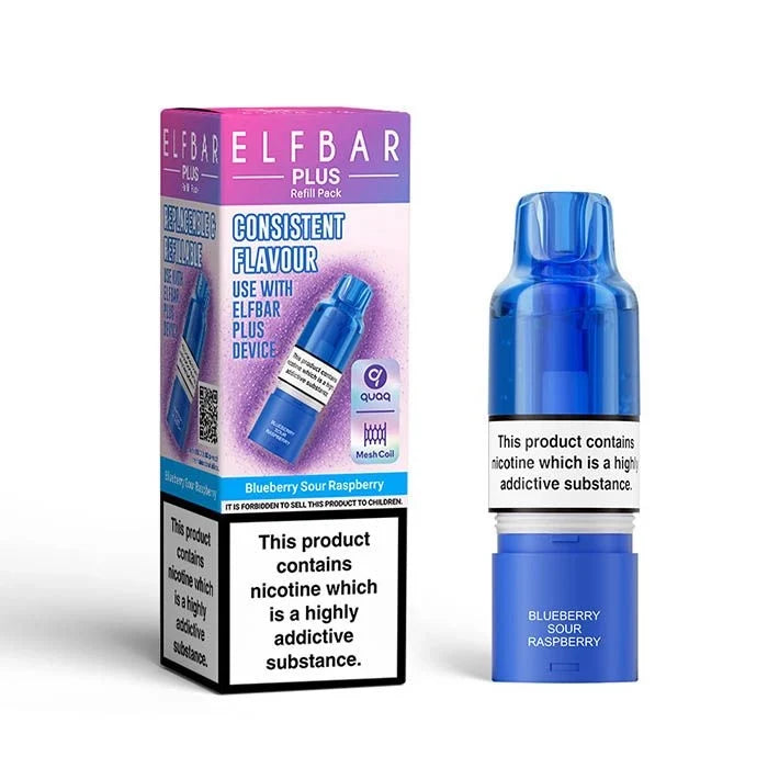 ELFBAR Plus 12 Prefilled Pods & Refill