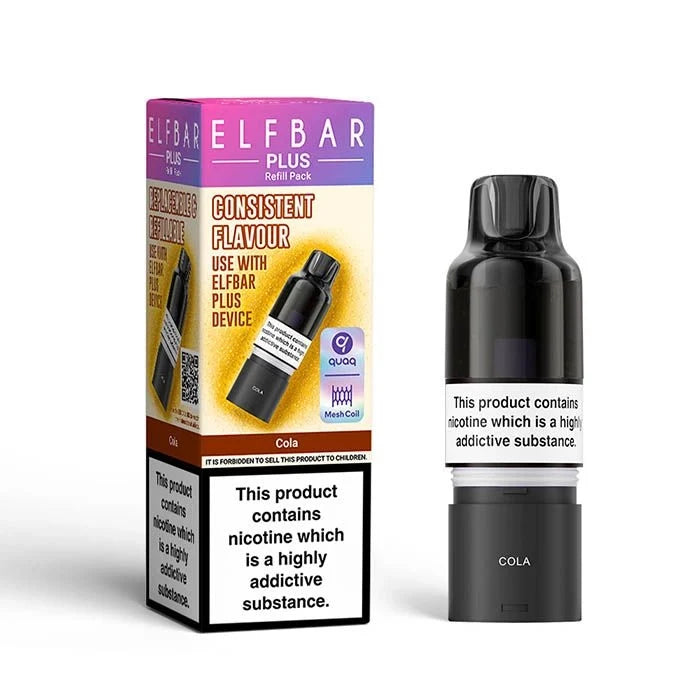 ELFBAR Plus 12 Prefilled Pods & Refill