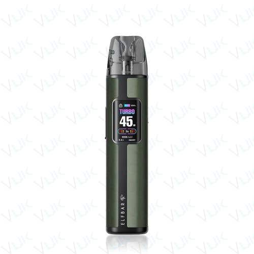Elf Bar ELFX Pro Classic Edition Pod Kit in Cowboy Grey – sleek and modern vape device with a minimalist design, smooth performance, and comfortable grip.