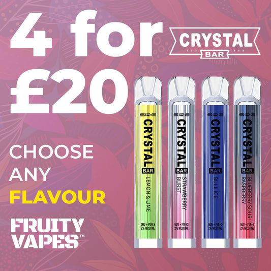 Multi-Buy Crystal Disposable Vape Any 4 for £20