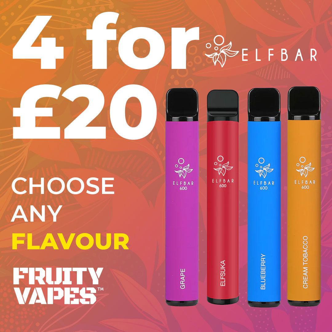 Multi-Buy Elf Bar Disposable Vape Any 4 for £20