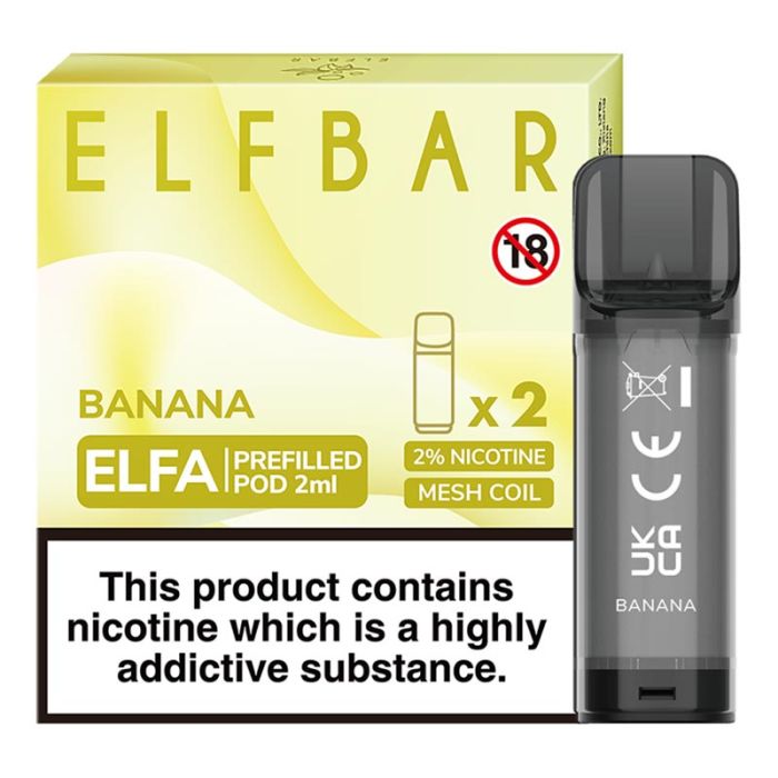 BANANA ELF BAR ELFA PREFILLED POD