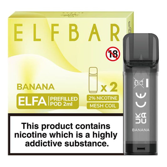 BANANA ELF BAR ELFA PREFILLED POD