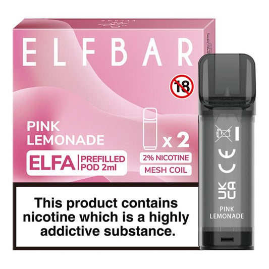 PINK LEMONADE ELF BAR ELFA PREFILLED POD