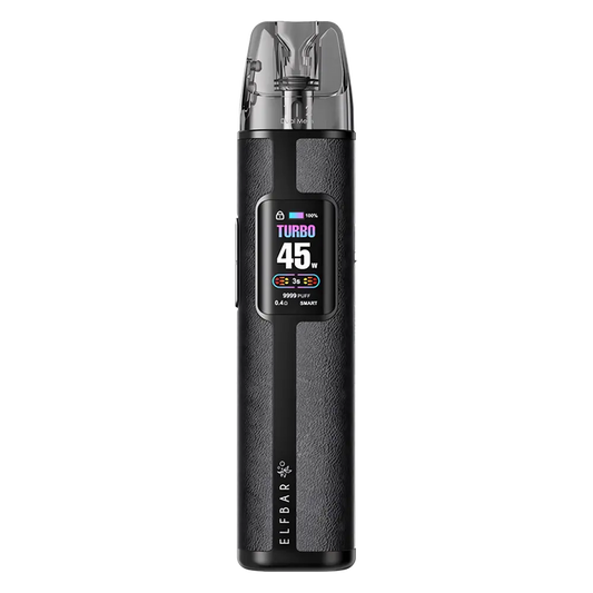 Elf Bar ELFX Pro Classic Edition Pod Kit in Black – sleek and modern vape device with a minimalist design, smooth performance, and comfortable grip.