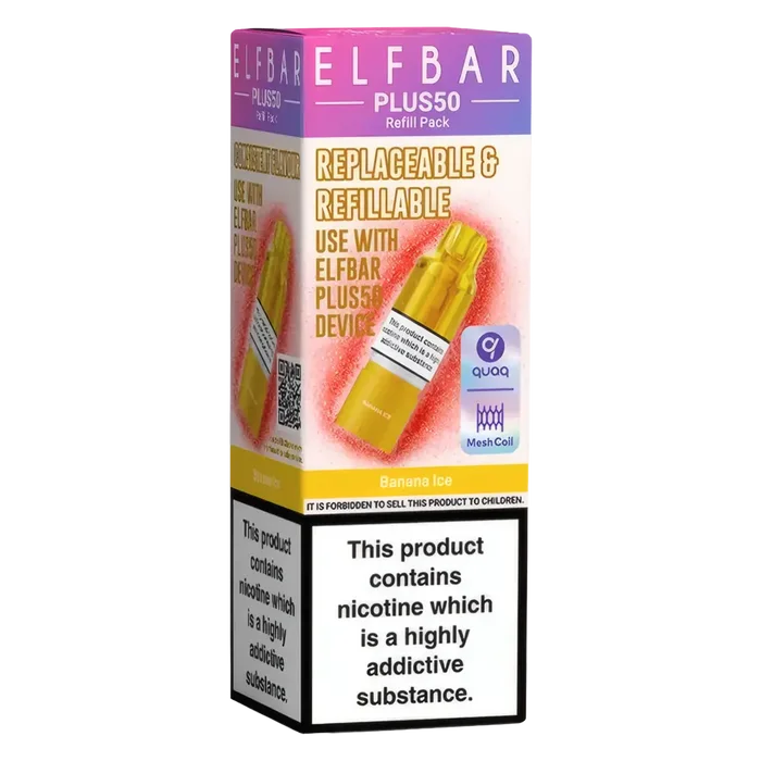 Elf Bar Plus 50 Prefilled Pods