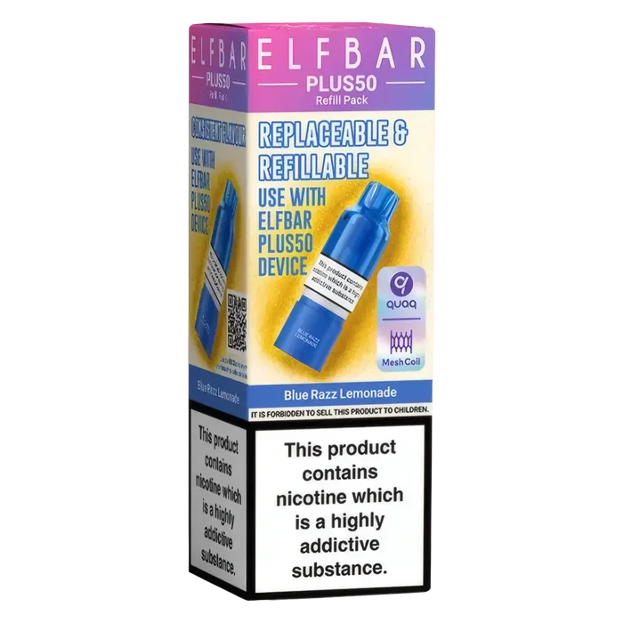 Elf Bar Plus 50 Prefilled Pods