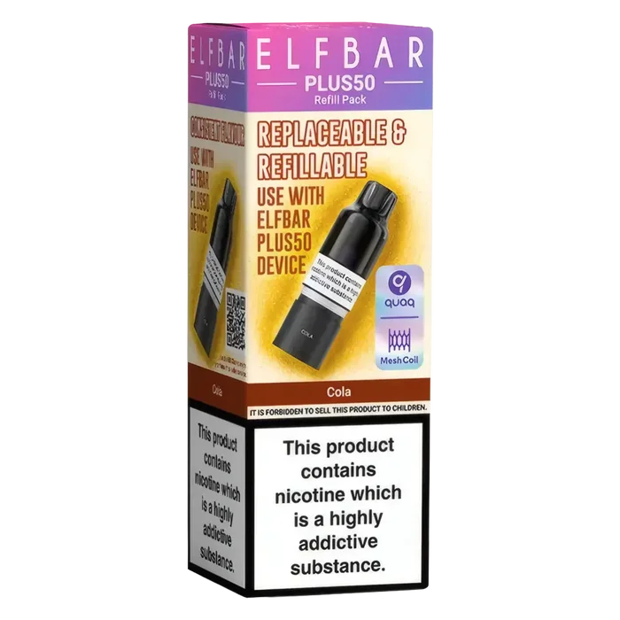 Elf Bar Plus 50 Prefilled Pods