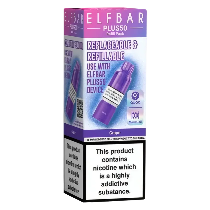 Elf Bar Plus 50 Prefilled Pods