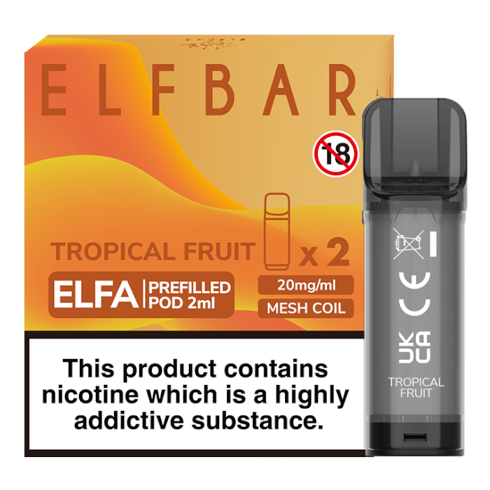 TROPICAL FRUIT ELF BAR ELFA PREFILLED POD