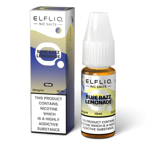 Elf Bar ElfLiq Blue Razz Lemonade Nic Salt Vape Juice 10ml