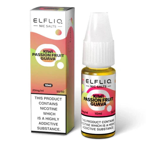 Elf Bar ElfLiq Kiwi Passion Fruit Guava Nic Salt vape juice