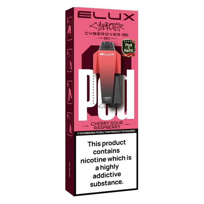Elux Cyberover 6K Prefilled Pods