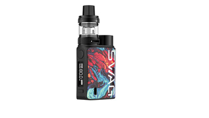 Vaporesso Swag II Vape Kit in Lea – a compact, ergonomic device with AXON chip, 80W output, and NRG PE tank for a smooth and customizable vaping experience.