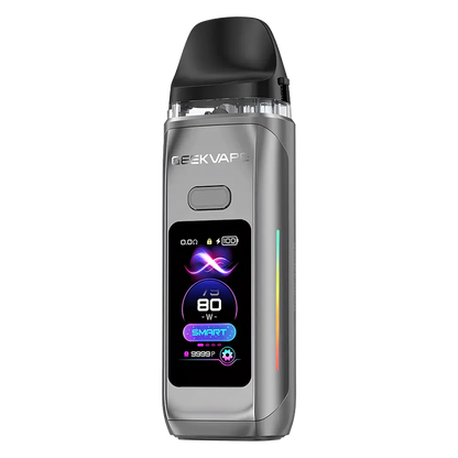 GeekVape Digi Max Pod Kit in Gunmetal Grey – modern vape device with a sleek grey finish, smart display, and powerful, customizable performance.