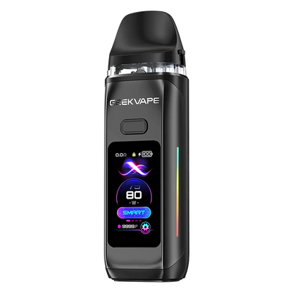 GeekVape Digi Max Pod Kit in Space Black – modern vape device with a sleek grey finish, smart display, and powerful, customizable performance.