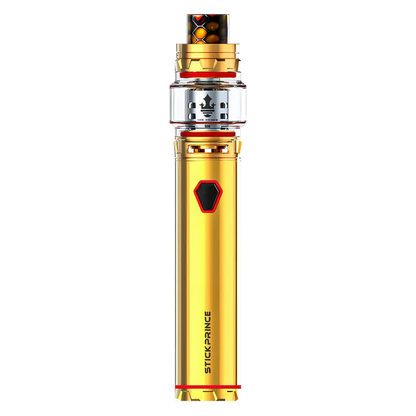 SMOK Stick P25 Kit in Gold – bold vape pen with an integrated battery, TFV12 Prince tank.