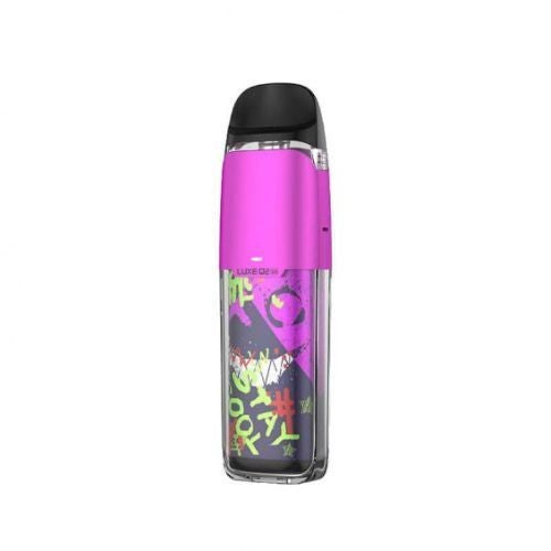 Vaporesso Luxe Q2 SE Pod Kit in Graffiti Pink – compact and stylish pod vape with an easy side-fill design, and COREX heating tech for rich, consistent flavor delivery.