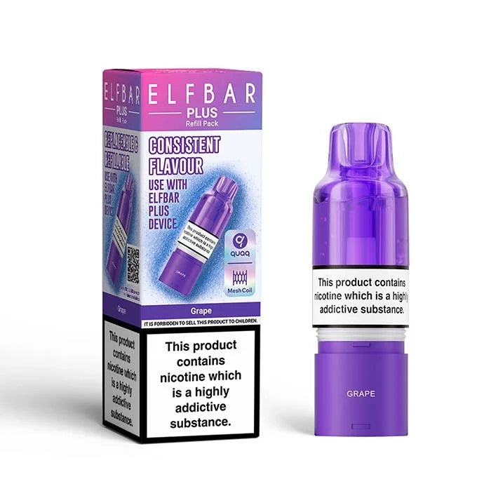 ELFBAR Plus 12 Prefilled Pods & Refill