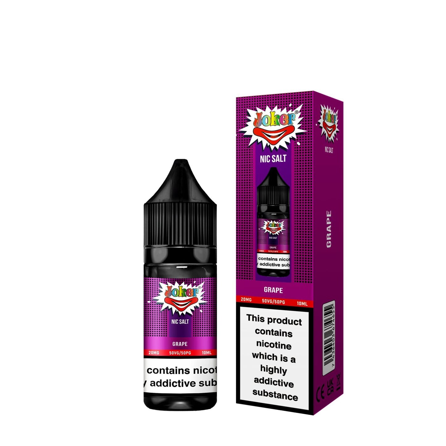 Joker Nic Salts E Liquid 10ml Vape Juice