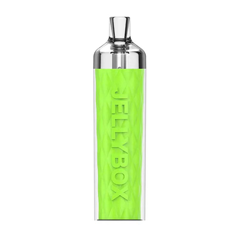 Rincoe Jellybox Lite Pod System Kit in Green – lightweight and eye-catching pod device featuring a draw-activated design, and consistent performance for smooth MTL vaping.