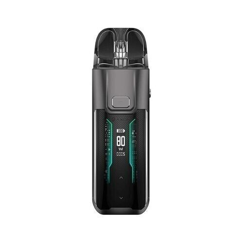 Vaporesso Luxe XR Max Pod Kit in Grey – high-performance pod system with a 2800mAh built-in battery, COREX heating tech, and adjustable wattage for powerful DTL and MTL vaping.