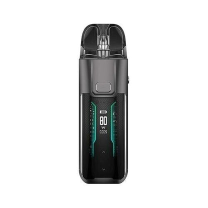 Vaporesso Luxe XR Max Pod Kit in Grey – high-performance pod system with a 2800mAh built-in battery, COREX heating tech, and adjustable wattage for powerful DTL and MTL vaping.