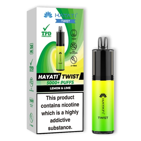 HAYATI TWIST 5000 Prefilled Vape Pod Kit