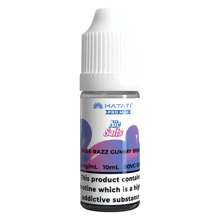 Hayati Pro Max Blue Razz Gummy Bear Nic Salt Vape Juice