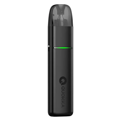 Hayati Quokka Elite Pod Kit in Onyx Black – stylish pod vape kit with 1100mAh built-in battery, 2ml refillable pods, and USB-C fast charging for smooth MTL vaping.