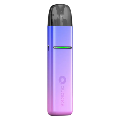 Hayati Quokka Elite Pod Kit in Pink Blue Gradient – stylish pod vape kit with 1100mAh built-in battery, 2ml refillable pods, and USB-C fast charging for smooth MTL vaping.