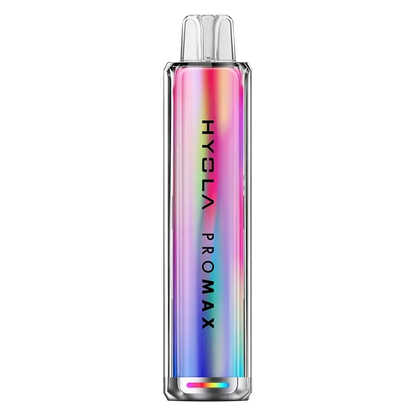 Hyola Pro Max 8000 Prefilled Pod Kit in Cherry Burst – rechargeable disposable-style pod kit with 650mAh battery, prefilled 2ml pods, and up to 8000 puffs in sweet Banana Ice flavour.