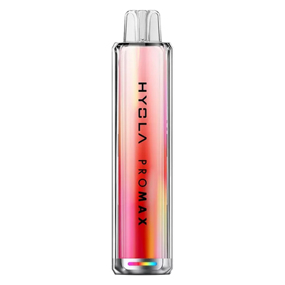 Hyola Pro Max 8000 Prefilled Pod Kit in Cherry Ice – rechargeable disposable-style pod kit with 650mAh battery, prefilled 2ml pods, and up to 8000 puffs in sweet Banana Ice flavour.